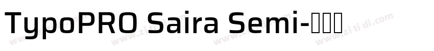TypoPRO Saira Semi字体转换